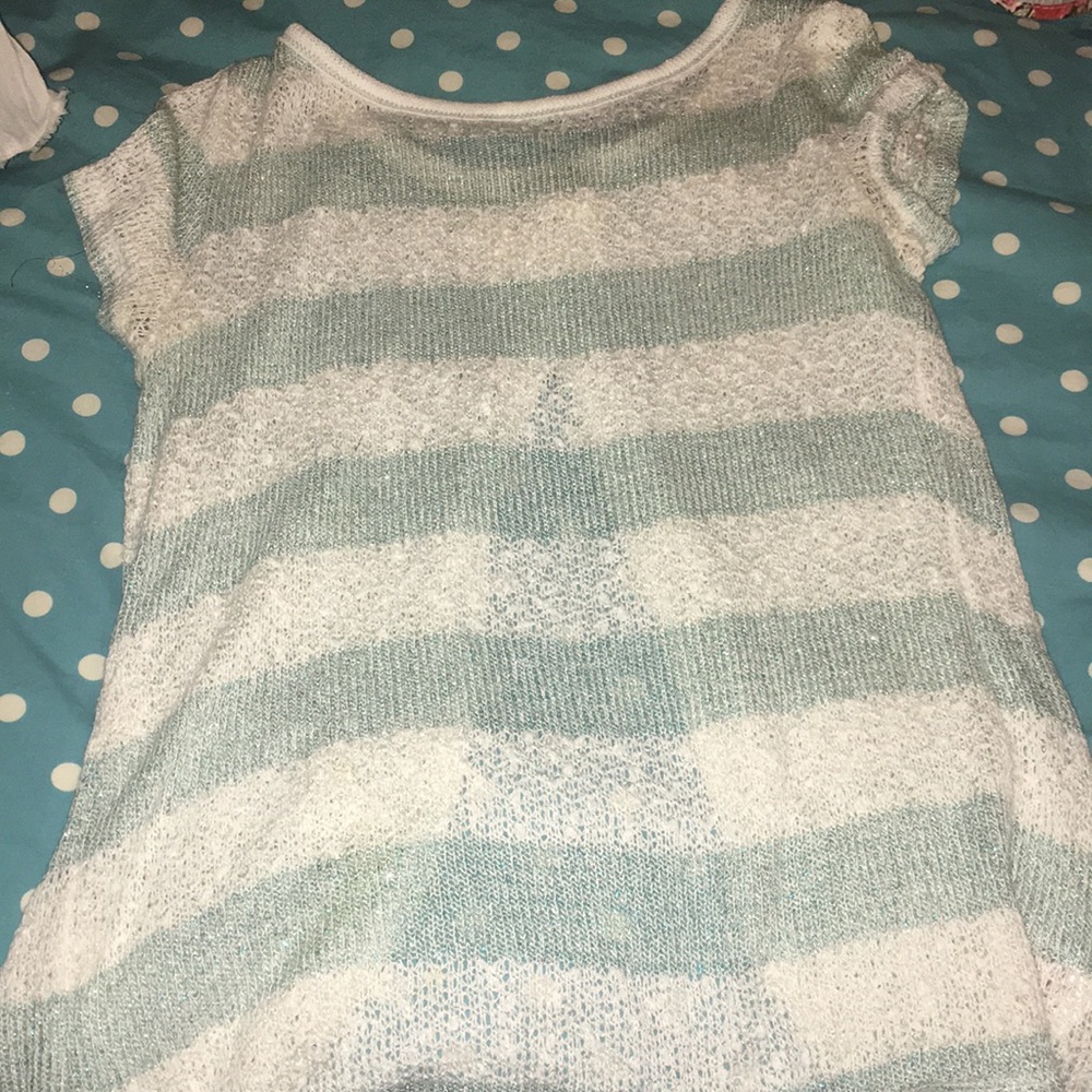 Striped sweater t shirt